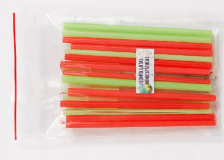 10 miniespátulas plásticas