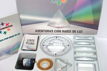 Kit Física Óptica – Aventuras com raio de luz